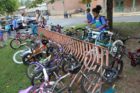 Walk and Bike to School Day 2012 at Oakridge Elementary School