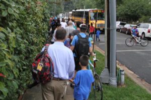 Walk and Bike to School Day 2012 at Oakridge Elementary School