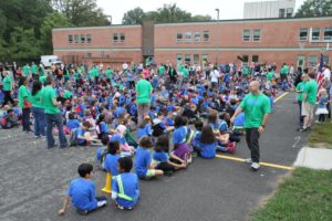 Walk and Bike to School Day 2012 at Oakridge Elementary School