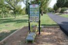 New fitness equipment along the Four Mile Run Trail near Shirlington