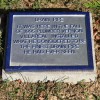 Local historical marker created by artist Timothy Thompson
