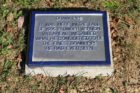 Local historical marker created by artist Timothy Thompson