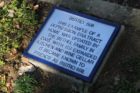 Local historical marker created by artist Timothy Thompson