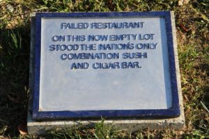 Local historical marker created by artist Timothy Thompson