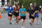 Marine Corps Marathon scenes in Pentagon City (photo by ARLnow.com)