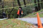 Police investigate a likely suicide on the Four Mile Run Trail under Columbia Pike