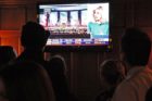 Republicans watch election returns at RiRa Irish Pub in Clarendon