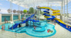 Renderings of the future Long Bridge Park Aquatics, Health & Fitness Facility