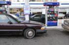 Cheap gas promotion on Columbia Pike