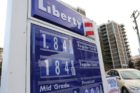 Cheap gas promotion on Columbia Pike