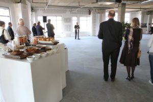 Ribbon cutting ceremony for new office building at 1776 Wilson Blvd