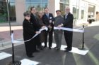 Ribbon cutting ceremony for new office building at 1776 Wilson Blvd