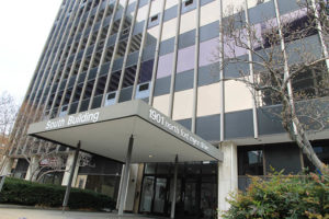 Office building in Rosslyn that was searched by the FBI