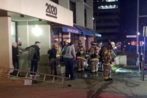Fire at Highland Shoe Repair in Courthouse