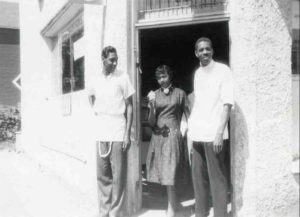 Earliest known photo of Green Valley Pharmacy (photo from mid to late 1950s, via Arlington County website)