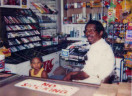 Dr. Leonard Muse at Green Valley Pharmacy in Nauck (undated photo via Arlington County website)