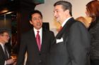 Walter Tejada and Ted Leonsis at the Ballston BID launch event