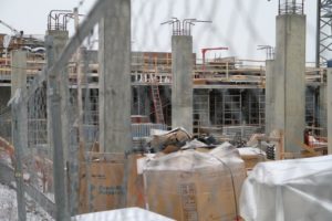 Construction on 19Nineteen Clarendon in Courthouse