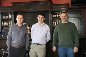 O'Sullivan's General Manager Patrick Doody, Manager David Morrin and Owner Anselm Griffiths