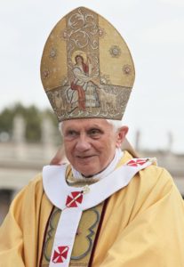 Pope Benedict XVI (photo via Wikipedia)