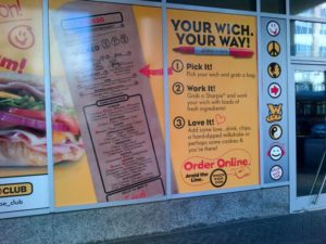 Which Wich restaurant in Ballston (courtesy JohnB2)