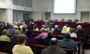 County Board budget hearing on 3/26/13