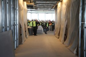 Topping out ceremony for 1812 N. Moore Street