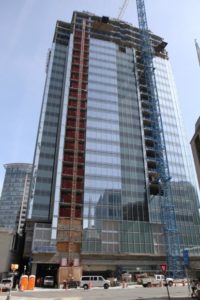 Topping out ceremony for 1812 N. Moore Street