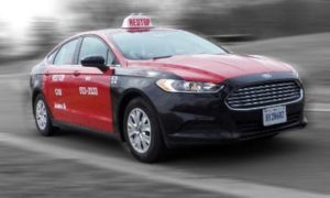 Red Top's 2013 Ford Fusion taxicab