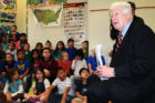 Rep. Jim Moran reads to Barcroft Elementary students on World Autism Awareness Day