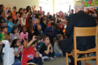 Rep. Jim Moran reads to Barcroft Elementary students on World Autism Awareness Day