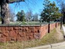 Seneca Quarry wall at Arlington National Cemetery (photo courtesy Preservation Arlington)