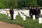 Prince Harry in Section 60 of Arlington National Cemetery