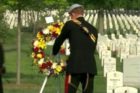 Prince Harry in Section 60 of Arlington National Cemetery