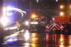 Flooding and stranded vehicles on Route 110