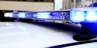 Police car lights