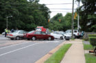 Four-vehicle crash at Lee Highway and Sycamore Street