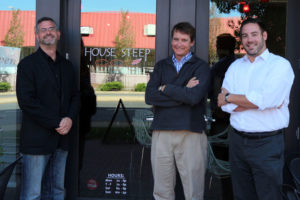Giftrocker's Michael Scruggs, left, Alex Robertson, center and Michael Rosen