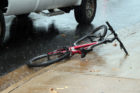 Bicyclist struck on Rt. 50