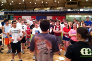 Ultimate Frisbee clinic (photo courtesy of Scandal)