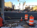 Construction on S. Hayes Street in Pentagon City