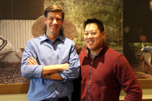 Airside Mobile co-founders Hans Miller, left, and Adam Tsao