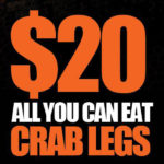 Crab legs at Wilson Tavern