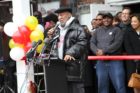 Bill Cosby at the Ben's Chili Bowl opening in Rosslyn