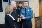 Chief Doug Scott and Officer James Joy at the CIT Awards (photo courtesy Office of Emergency Management)