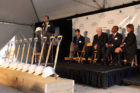 The groundbreaking of the Central Place residential construction in Rosslyn