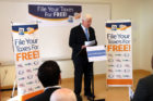 Rep. Jim Moran gives info session on tax filing for free