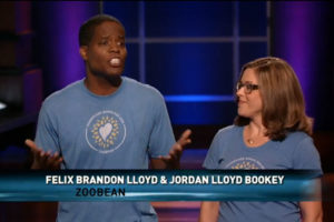 Felix Brandon Lloyd and Jordan Lloyd Bookey of Zoobean on ABC's Shark Tank
