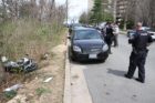 Motorcycle crash on S. Arlington Ridge Road