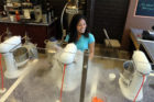 Owner Sandra Tran makes ice cream at Nicecream Factory in Clarendon